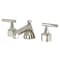 Kingston Brass Widespread Bathroom Faucet with Brass Pop-Up, Polished Nickel KZ4466CML - alternate 1