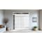 Vdomdoors Metal Double Doors Deux 1705 White Enamel 1 Sidelight and Top Transom Entry Modern Painted 84x110 ( DEUX1705DEXD-BEM-W72+12xH96+14-LH-I - alternate 3