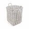 Happimess Arbour Hand-Woven Rattan Nesting Baskets with Wheels and Handles, White Wash/Kubu Gray, 2PK BSK1002A-2SET - alternate 6