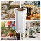 Happimess Fleur 25-Gallon Disposable Corrugated Cardboard Event Trash Can and Recycling Bin, Cotton White, 2PK HPM1300E-SET2 - alternate 1