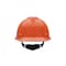 Msa Safety V-Gard Slotted Cap, HDPE, Fas-Trac III Suspension, Type I, Class E, Orange (10.6in L x 8.7in W) 475361 - alternate 3
