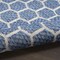 Homeroots 8' X 10' Blue And Beige Geometric Indoor Outdoor Area Rug 556315 - alternate 8