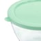 Martha Stewart 6 Piece Borosilicate Glass Prep Bowl Set with Plastic Lids in Mint 98046.06 - alternate 4