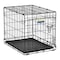 Pet Essentials Small Steel Dog Crate Black 20 in. H X 18 in. W X 24 in. D 6110PG - alternate 1