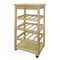Homeroots 12" Brown Oak Wood and Particle Board Desk Organizer 469246 - alternate 1