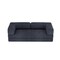 Homeroots 82" Blue Chenille Convertible Futon Sleeper Sofa 706808 - alternate 1