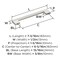 Amerock Versa 6-5/16 inch (160mm) Center-to-Center Polished Nickel Cabinet Pull, 10PK 10VMP36914PN - alternate 3