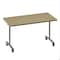 Correll Rectangle Premium Sit To Stand HPL Flip Top Table, 60 in W, 28 in to 38 in H, Particleboard Top FTS3060-16-14-16 - alternate 1