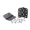 Global Door Controls 4 in. x 4 in. Matte Black Plain Bearing Steel Hinge with 5/8 in. Radius, PK2 CP4040-5/8-US19 - alternate 4