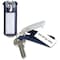 Durable Office Products Key Tag, Blue, Plastic, Open/Close, Unfinished 6 PK 195707 - alternate 1
