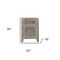 Homeroots 30" Gray Solid Wood Distressed Carved Floral One Drawer Nightstand 569581 - alternate 9