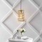 Jonathan Y Helisa 7.25" 1-Light Modern Contemporary Iron Spiral LED Pendant, Gold Painting JYL7910A - alternate 9