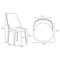 Manhattan Comfort Kara Dining Side Chair in Light Grey, PK4 2-DC057-LG - alternate 7