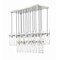 Z-Lite Fontaine 17 Light Linear Chandelier, Brushed Nickel, 44.25 In W 7002P5-17L-BN - alternate 1