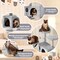 Simple Deluxe Cat Tree for Indoor Cats, 54 Inches Cat Tower with Scratching Post, Multi-Level Climbing Tree Cat H 3A88CATTREE54INLGRY - alternate 7