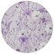 Homeroots 8' Lavender And Lilac Round Floral Washable Indoor Outdoor Area Rug 611152 - alternate 8