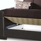 Homeroots 87" Gray Chenille Sleeper Sofa And Toss Pillows With Brown Legs 607087 - alternate 3
