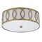 Jonathan Y Aria 2-Light 12.25" Metal LED Flush Mount, Brass Gold JYL3502A - alternate 7
