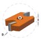 Cmt TWO-FLUTE SLOT CUTTER D=2-1/8in B=5/16in R=5/16in (x 890.527) 822.007.11 - alternate 3