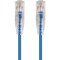 Monoprice Slim Cat6 Utp Cable, 7 ft.Blue 13538 - alternate 1