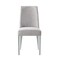 Homeroots 23" Gray Solid Wood And Fabric Upholstered Parsons Chair 530238 - alternate 5