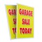 Signmission Garage Sale Today, Plastic Signs Only 24 Inch x 36 Inch, Corrugated Plastic, 2PK CSB-2436-2PACK-Garage Sale Today - alternate 1