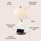 Jonathan Y Ellie 20.25" Bohemian Designer Iron/Resin Elephant LED Kids' Table Lamp w/Phone Stand and USB Chargi JYL6312A - alternate 5