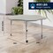 Flash Furniture Commercial Adjustable Height Flower Activity Table with Locking Casters-LT Gray XU-A60-FLR-LTGRY-T-A-CAS-GG - alternate 9