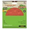 Gator Finishing Red Resin 5 in. Random Orbit Hook and Loop Sanding Discs, 220 Grit, Very Fine, 5PK 3721 - alternate 1
