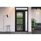 Vdomdoors Front Exterior Prehung FiberGlass Door Clear Glass See-through / Manux 8555 Matte Black Clear Glass MANUX8555EXD-BLK-W36+14 x H80+14-RH - alternate 4