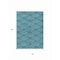 Homeroots 3' X 5' Teal Blue Fern Green And Ivory Geometric Washable Indoor Outdoor Area Rug 615236 - alternate 8