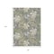 Homeroots 8' X 10' Gray Beige And Olive Green Botanical Leaves Washable Indoor Outdoor Area Rug 618403 - alternate 9
