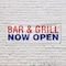 Signmission Bar and Grill Now Open, 18 Inch x 48 Inch, Vinyl Banner B-30478 - alternate 5