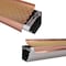Waterlock Micromesh 5" K-Style & Box Gutters Copper Frame & Brass Mesh Gutter Guard, 1ft Sample WM-5KS-001-CU - alternate 4