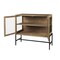 Homeroots 36in Natural Solid Wood Sideboard with Two Glass Doors 391975 - alternate 7