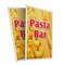 Signmission Pasta Bar, Plastic Signs Only 24 Inch x 36 Inch, Corrugated Plastic, 2PK CSB-2436-2PACK-Pasta Bar - alternate 1