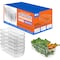 Lifemaster Multi-Purpose Refrigerator Bins, Stackable Fridge Organizer with Grip Handles, 6PK LMFRD66G - alternate 1