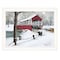 Homeroots Crisp Winter Evening 3 White Framed Print Wall Art 404478 - alternate 1