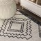 Jonathan Y Amir Moroccan Beni Souk Cream/Black 4 ft. x 6 ft. Area Rug MOH200A-4 - alternate 6