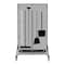 5S Supplies 5S Housekeeping Shadow Board Broom Station Version 9 - Gray Board / Black Shadows  With Broom HSB-V9-GRAY/BLACK-KIT - alternate 1