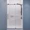 Anzzi 48 in. by 76 in. Frameless Sliding Shower Door in Gunmetal w/ Clear Tempered Glass & Tsunami Guard SD-AZ13-01GB - alternate 8
