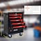 Wrightmaster 22 in. W x 13.6 in. D 6-Drawer Metal Roller Cabinet Tool Chest in Black ZR-245253 - alternate 9