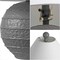 Jonathan Y Archer 21" Coastal Cottage Textured Resin/Metal Ridged LED Table Lamp, Gray, 2PK JYL9205B-SET2 - alternate 5