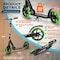 Campior Kick Scooter for Ages 6+, for Kids, Teens, and Adults, Max Load 240 LBS, Foldable, 8-inch Big Graffiti CAMTE159 - alternate 5