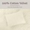 Lavish Home 2PC Velvet Twin Quilt Set & Matching Pillow Sham Medium Weight Ultra Soft Luxury Cotton Velvet 66-004-VC-T - alternate 8