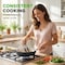 Nutrichef 14-Piece Non-Stick Ceramic Cookware Set NCCWST14WDBK - alternate 4