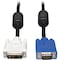 Tripp Lite 6FT DVI TO VGA MONITOR CABLE SHIELDED WITH RGB HIGH RESOLUTION DVI-A TO HD15 M/M P556-006 - alternate 1