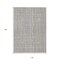 Homeroots 10' X 14' Gray Brown And Ivory Striped Washable Indoor Outdoor Area Rug 597396 - alternate 4