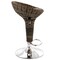 Elama 2 Piece Adjustable Backless Wicker Bar Stool in Brown with Chrome Base ELM-901-BROWN - alternate 8