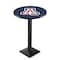 Holland Bar Stool Co 42" Blk Wrinkle Arizona Pub Table, 36" dia. Top L217B4236ArizUn - alternate 1